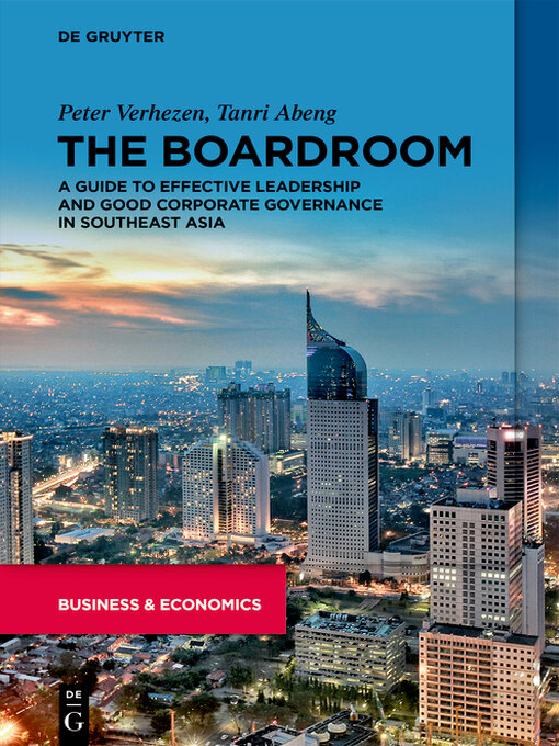 Title details for The Boardroom by Peter Verhezen - Wait list